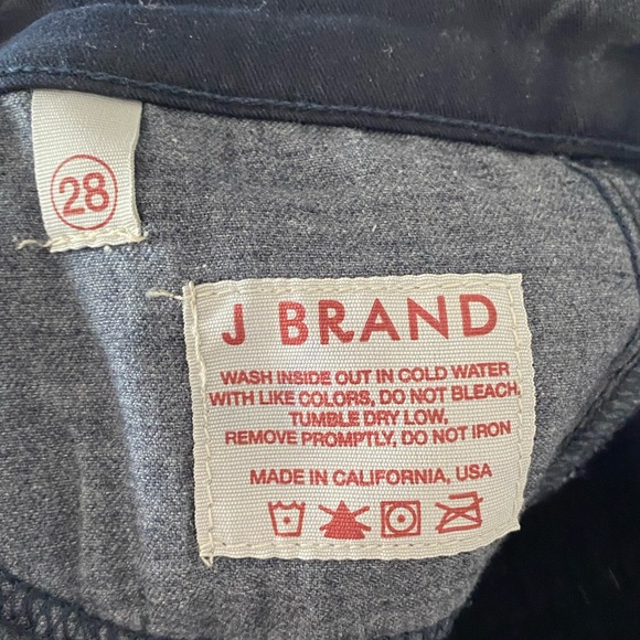 J Brand corduroy dark blue pants size 28 boot cut - Picture 4 of 8